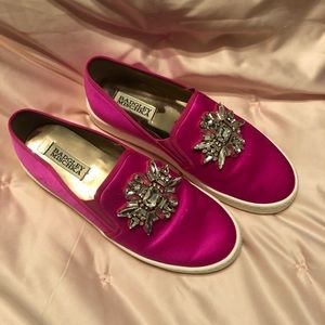 Sale! 🍾Badgley Mischka satin pink Barre shoes